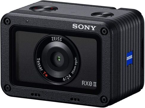 كاميرا سوني DSC-RX0M2/B RX0 II بمستشعر 1 بوصة (نوع 1.0) فائقة الصغر (متجددة) in Saudi Arabia