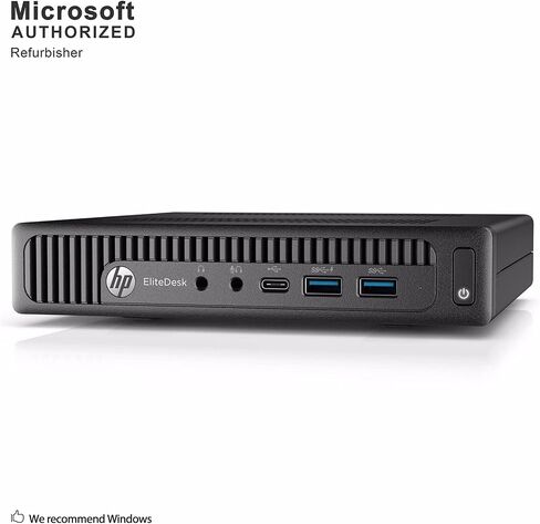 HP EliteDesk 800 G2 Mini Business Desktop PC Intel Quad-Core i5-6500T up to 3.1G,16GB DDR4,512GB SSD,VGA,DP Port,Windows 10 Professional 64 Bit-Multi-Language-English/Spanish (Renewed) in Kuwait