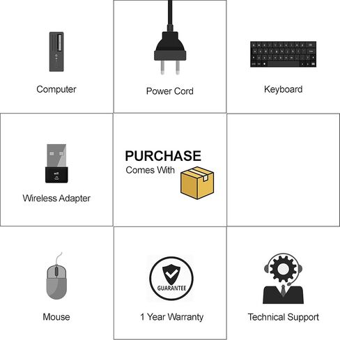 HP EliteDesk 800 G2 Mini Business Desktop PC Intel Quad-Core i5-6500T up to 3.1G,16GB DDR4,512GB SSD,VGA,DP Port,Windows 10 Professional 64 Bit-Multi-Language-English/Spanish (Renewed) in Kuwait