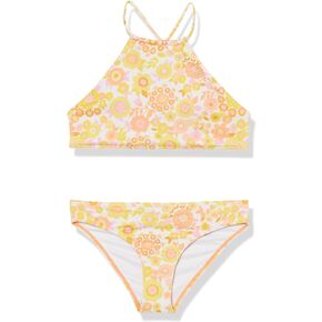 Billabong Girls' Wildflower High Neck Bikini Swim Set in Saudi Arabia