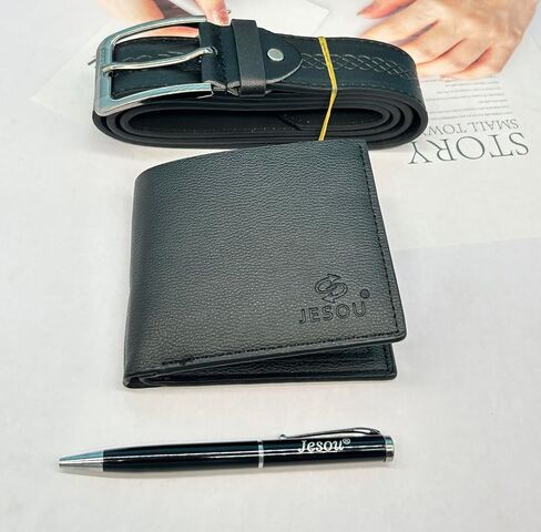 Men Gift Set With Box | Black Leather Gift Set For Men | Valentine Gift Box For Boyfriend | Special Occasion Gift Set For Him | Birthday Gift For Dad | Men Christmas Gift Sets | Fathers Day Present in Saudi Arabia