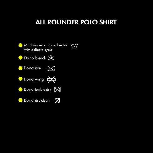 قميص بولو مستدير للرجال من GRAPHENE-X | قطع بالليزر وطبقات ملحومة | مضاد للرائحة ومضاد للأشعة فوق البنفسجية | فتل الرطوبة | تنفس in Kuwait