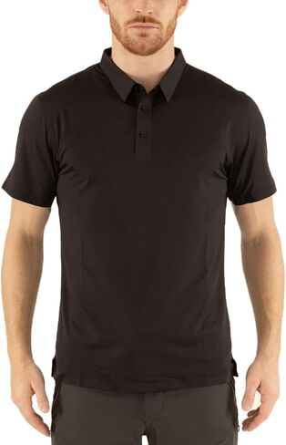 قميص بولو مستدير للرجال من GRAPHENE-X | قطع بالليزر وطبقات ملحومة | مضاد للرائحة ومضاد للأشعة فوق البنفسجية | فتل الرطوبة | تنفس in Kuwait