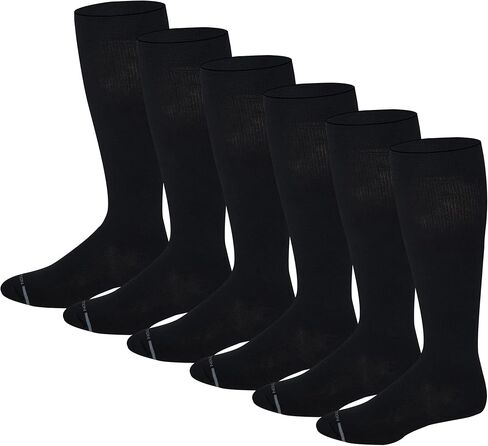Dr. Motion Men 6 pairs pack everyday compression knee high socks in Saudi Arabia