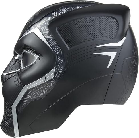 Marvel Legends Premium Electronic Role Play Helmet with Light FX and Flip-Up/Down Lenses, Black Panther Roleplay Item in Saudi Arabia
