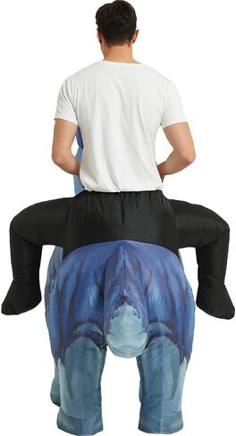 زي الذئب القابل للنفخ من وان كاسا، فستان تنكري مضحك لحفلات الهالوين للبالغين in Kuwait