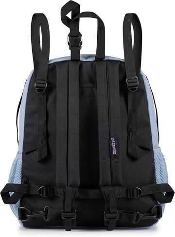 حقيبة ظهر JanSport Central Adaptive - متوافقة مع الكراسي المتحركة والمشاية، وأشرطة كتف قابلة للثني، وحلقات مسند ظهر قابلة للتعديل وأشرطة تثبيت، وتصميم مميز، وأقواس سيئة in Kuwait