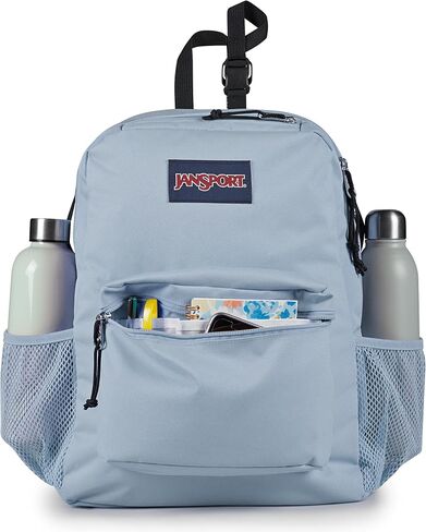 حقيبة ظهر JanSport Central Adaptive - متوافقة مع الكراسي المتحركة والمشاية، وأشرطة كتف قابلة للثني، وحلقات مسند ظهر قابلة للتعديل وأشرطة تثبيت، وتصميم مميز، وأقواس سيئة in Kuwait