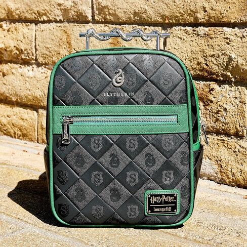 Loungefly Harry Potter: Slytherin Mini-Backpack with Wand Handle, Amazon Exclusive in Saudi Arabia