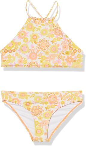 Billabong Girls' Wildflower High Neck Bikini Swim Set in Saudi Arabia