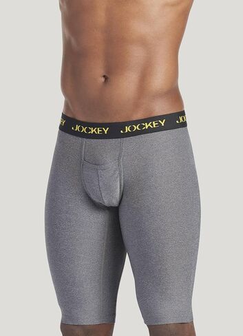 Jockey Men's Underwear Microfiber 13" Quad Short in Saudi Arabia