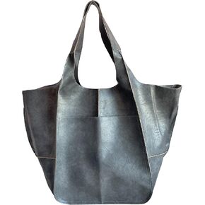 حقيبة كتف من الجلد الناعم كبيرة الحجم من Qunsia قابلة للطي وحقيبة سفر في عطلة نهاية الأسبوع in Kuwait