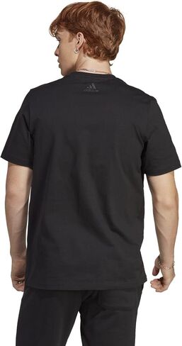 adidas Men's Essentials Single Jersey 3-Stripes T-Shirt in Saudi Arabia
