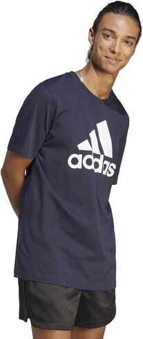 adidas Men's Essentials Single Jersey 3-Stripes T-Shirt in Saudi Arabia