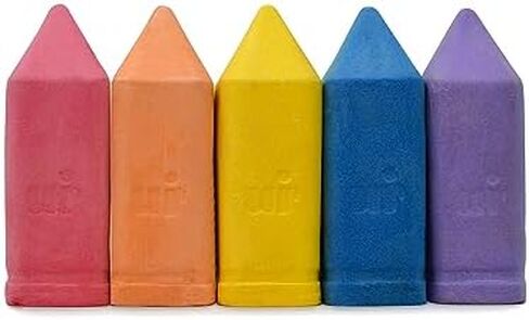 Urban Infant Non-Toxic Sidewalk Chalk for Toddlers and Kids - Washable Outdoor Jumbo Chalk - Rainbow in Saudi Arabia