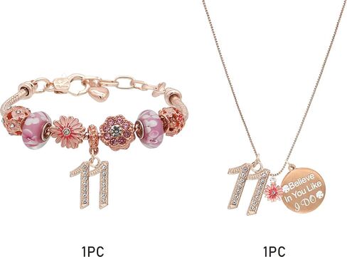 11th Birthday, 11th Birthday Gift, 11th Birthday Girl Gifts, 11th Birthday Necklace, Gifts for 11 years old Girl, 11th Birthday charm Bracelet, Gift for 11 year old Girl, 11th Birthday Gifts for Girls in Saudi Arabia