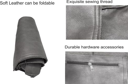 حقيبة كتف من الجلد الناعم كبيرة الحجم من Qunsia قابلة للطي وحقيبة سفر في عطلة نهاية الأسبوع in Kuwait