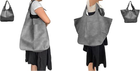 حقيبة كتف من الجلد الناعم كبيرة الحجم من Qunsia قابلة للطي وحقيبة سفر في عطلة نهاية الأسبوع in Kuwait