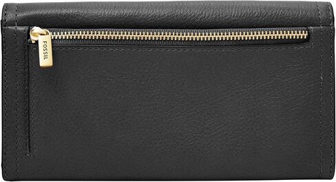 Fossil Women's Logan Leather RFID-Blocking Flap Clutch Wallet for Women in Saudi Arabia