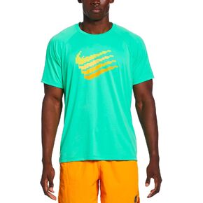 Nike Men's Digi Swoosh Essential Short Sleeve Performance Hydroguard T-Shirt in Saudi Arabia