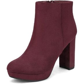 DREAM PAIRS Women's Stomp High Heel Ankle Boots in Saudi Arabia