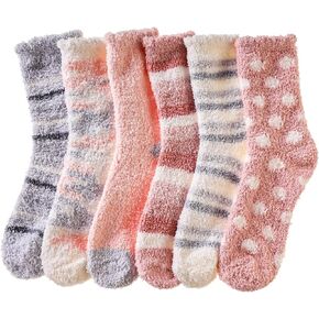 DoSmart Fuzzy Socks For Women Warm Fluffy Soft Winter Cozy Plush Sleep Cabin Christmas Home Socks