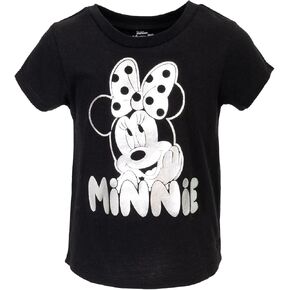 Disney Minnie Mouse Girls Pullover Metallic T-Shirt Toddler to Big Kid in Kuwait
