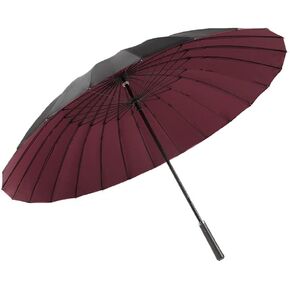 ThreeH Stick Windproof Umbrella 190T Double Canopy 24 Ribs Sun and Rain Dual-Purpose,KS12 in Kuwait