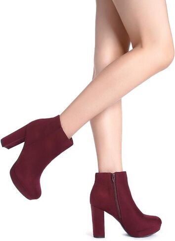 أحذية DREAM PAIRS النسائية ذات الكعب العالي للكاحل in Kuwait