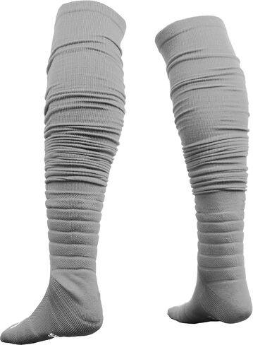 Sports Unlimited Gameday Drip Scrunch Football Socks, Youth & Adult Extra Long Padded Sport Socks, Sold as a Pair in Kuwait