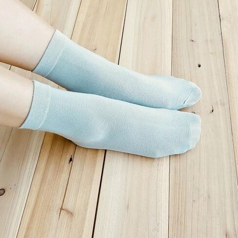 MELUSA Women’s 5 Pairs Bamboo Ankle Socks Soft Lightweight Breathable Seamless Toe in Saudi Arabia