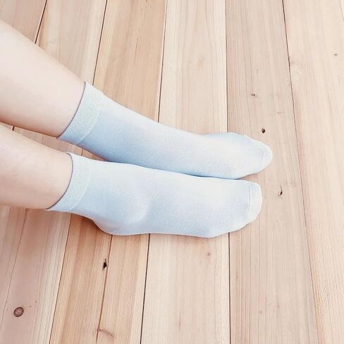 MELUSA Women’s 5 Pairs Bamboo Ankle Socks Soft Lightweight Breathable Seamless Toe in Saudi Arabia