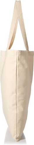 (12 Pack) 1 Dozen - Heavy Cotton Canvas Tote Bag (Natural) in Kuwait