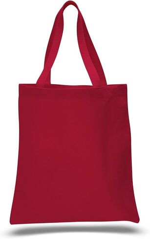 (12 Pack) 1 Dozen - Heavy Cotton Canvas Tote Bag (Natural) in Kuwait
