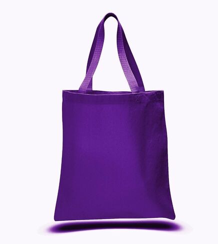 (12 Pack) 1 Dozen - Heavy Cotton Canvas Tote Bag (Natural) in Kuwait