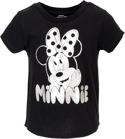 Disney Minnie Mouse Girls Pullover Metallic T-Shirt Toddler to Big Kid in Kuwait