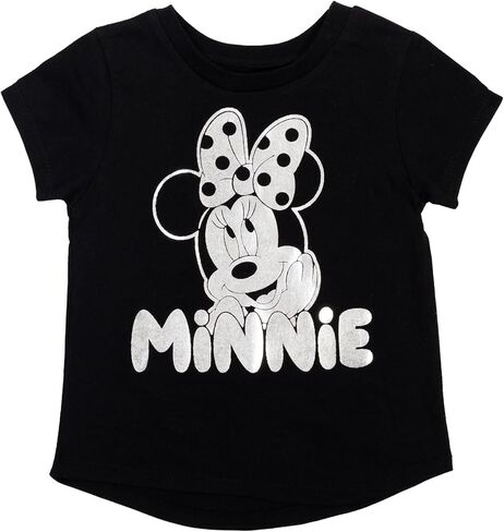 Disney Minnie Mouse Girls Pullover Metallic T-Shirt Toddler to Big Kid in Kuwait