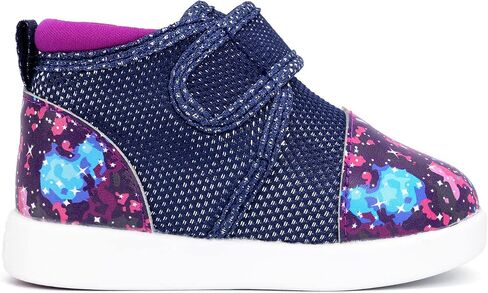 ikiki Sneaks Shoes for Toddlers and Little Kids. Roomy fit Sneakers - Note: Non Squeaking - Vegan Leather Toe and Heel in Kuwait