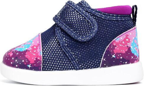 ikiki Sneaks Shoes for Toddlers and Little Kids. Roomy fit Sneakers - Note: Non Squeaking - Vegan Leather Toe and Heel in Kuwait