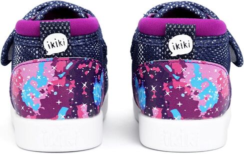 ikiki Sneaks Shoes for Toddlers and Little Kids. Roomy fit Sneakers - Note: Non Squeaking - Vegan Leather Toe and Heel in Kuwait