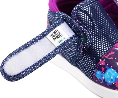 ikiki Sneaks Shoes for Toddlers and Little Kids. Roomy fit Sneakers - Note: Non Squeaking - Vegan Leather Toe and Heel in Kuwait