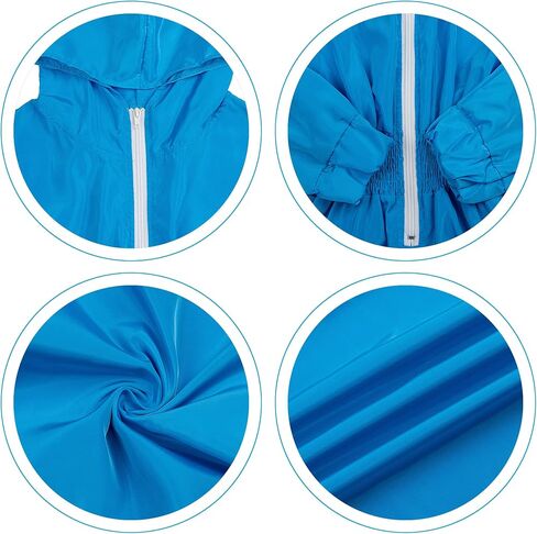 EOSIEDUR Women's Pullover Hoodies Jumpsuit Zipper Jacket Windbreaker Elastic Waistband Pants One Piece Outfits Tracksuit Set in Kuwait