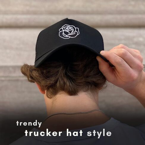 Citrusy Boutique Trucker Hat - 2 Pack | Cotton Embroidered Cap | Unisex Men Women Baseball Cap | Mesh Adjustable Snapback in Kuwait