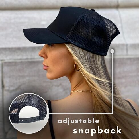 Citrusy Boutique Trucker Hat - 2 Pack | Cotton Embroidered Cap | Unisex Men Women Baseball Cap | Mesh Adjustable Snapback in Kuwait