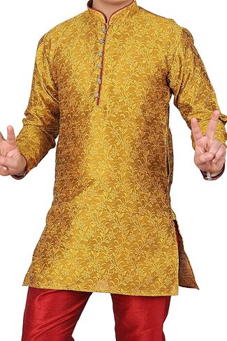 Pro-Ethic Style Developer Silk Kids Kurta Set for Boys | Indian Traditional Wear | 1 To 16 Years | Pack of 1 (S-106) in Kuwait