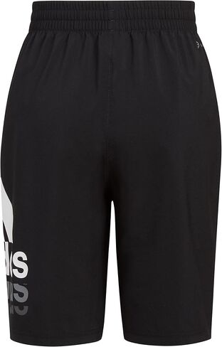 شورت رياضي منسوج أساسي بحزام خصر مرن Big Aeroready للأولاد من adidas in Saudi Arabia