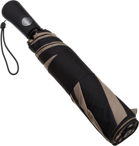 Totes Blue Line Golf Size Auto Open/Close Umbrella, Water Repellent Canopy, Black in Kuwait
