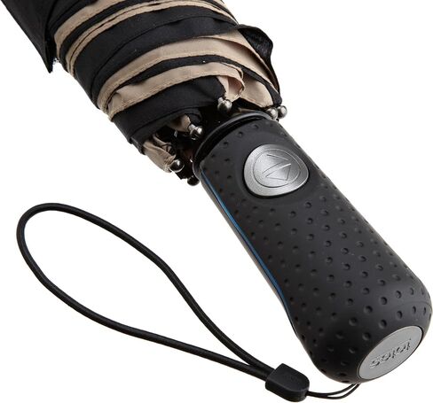 Totes Blue Line Golf Size Auto Open/Close Umbrella, Water Repellent Canopy, Black in Kuwait