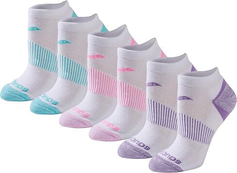 Saucony Women's Selective Cushion Performance No Show Athletic Sport Socks (6 & 12 Pairs) in Saudi Arabia
