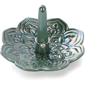 Butterfly Ring Holder, Decorative Jewelry Holder, Birthday Valentine's Day Christmas Engagement Wedding Gifts for Women, Ceramic Green in Saudi Arabia